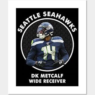 DK METCALF - WR - SEATTLE SEAHAWKS Posters and Art